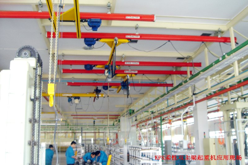 KPK柔性雙主梁起重機使用現(xiàn)場